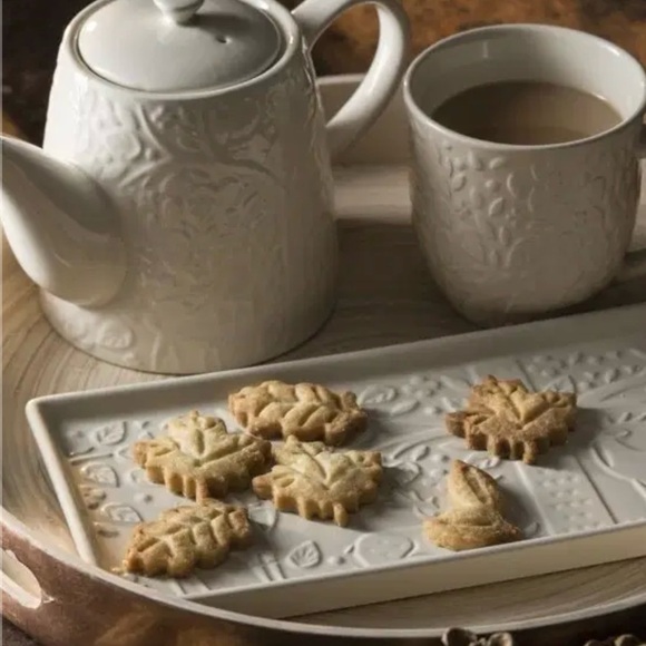 Mason Cash In The Forest Serving Platter Stoneware Cream Color Rectangular Shape - Picture 14 of 15